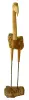 Product image 1 of the product “Flamingo, made from teak root partially carved, About 1,90 mtr high. 2 Parts, metall feet. ”